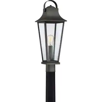 Walmart Quoizel Galveston GLV9008MB Outdoor Post Lantern offer