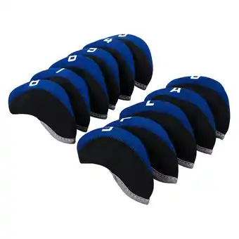 Walmart 11Pcs/Set Golf Club Covers for Irons with Large Number Headcovers offer