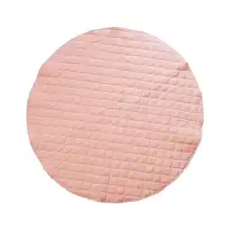 Walmart ZUARFY Baby Cotton Play Mat Solid Color Round Soft Breathable Crawling Pad for Children offer