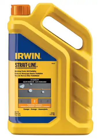 Walmart Irwin Strait-Line 5 lb. Permanent Marking Chalk Orange offer