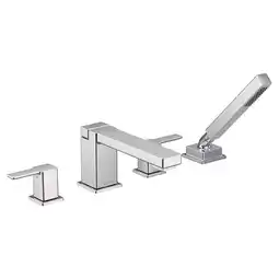 Walmart Moen Ts914 90 Degree Deck Mounted Roman Tub Filler - Chrome offer