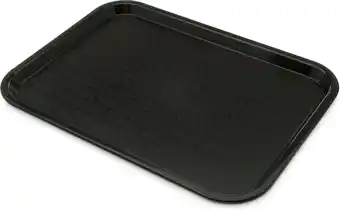 Walmart Carlisle CT121603 Caf Standard Cafeteria / Fast Food Tray, 12 x 16, Black offer