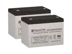 Walmart SigmasTek 12 Volt 100 Amp IT Deep Cycle Battery - Set of 2 offer