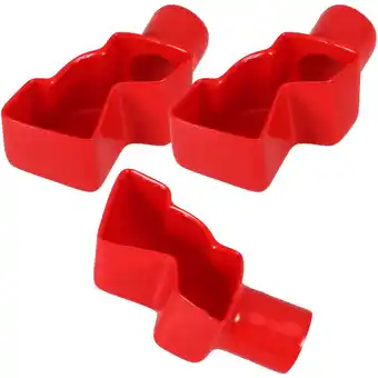 Walmart HEMOTON Battery Terminal Protector Cap for Electric Battery with PP Material Red Color 3pcs offer
