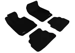 Walmart 3D MAXpider KAGU Floor Mat (BLACK) compatible with BMW 3 SERIES COUPE (E92) RWD 2007-2013 - Full Set offer