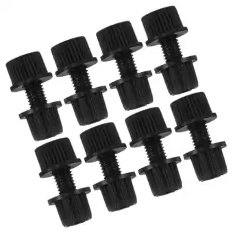 Walmart 8 Pcs License Plate Rust-proof Screws Motorcycle Accessories Black offer