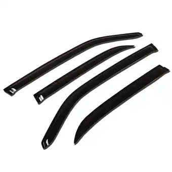 Walmart TuningPros WV-716 Window Visor For 2014-2016 Mazda Mazda3 Hatchback - Outside Mount 4 Pcs Set offer