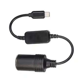 Walmart Zenghuiiii L125dl USB C Male 5V To 12V Car Cigaret Lighter Socket Female Converter Cable (12W Max) offer