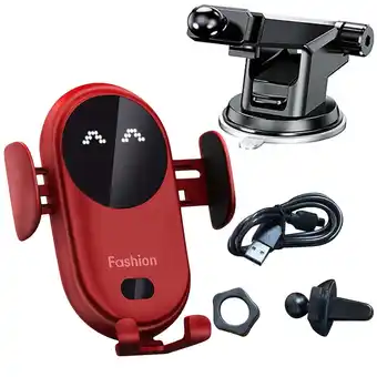 Walmart Avtoify New Infrared Sensor Car Wireless Phone Stand Car Dashboard Mount With Suction Cup Bracket offer