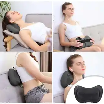 Walmart July Savings Event Multifunctional Car-Mounted Household Electric Massage-Pillow Heated Massager offer