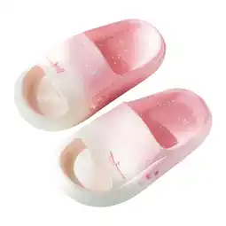Walmart WREESH Children's Dinosaur Slides: Non-Slip, and Soft-Soled for Safe Bathroom and Shower Use Pink offer