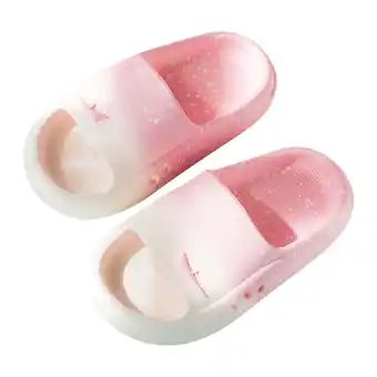 Walmart WREESH Children's Dinosaur Slides: Non-Slip, and Soft-Soled for Safe Bathroom and Shower Use Pink offer