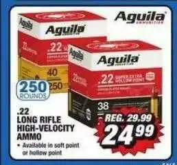 Big 5 .22 Long Rifle High-velocity Ammo offer