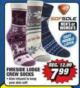 Big 5 Fireside Lodge Crew Socks offer