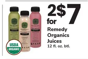 ACME Remedy Organics Juices offer