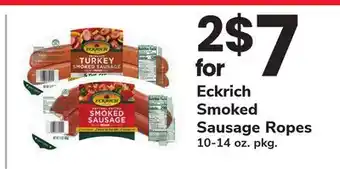 ACME Eckrich Smoked Sausage Ropes offer