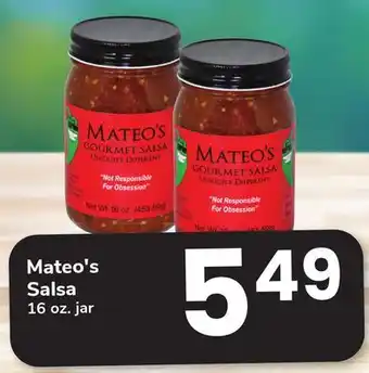 ACME Mateo's Salsa offer