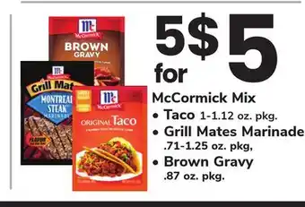 ACME McCormick Mix offer