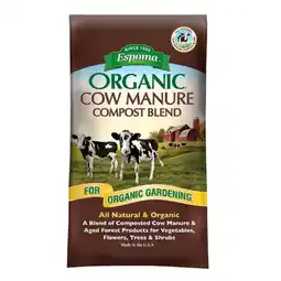 Walmart Espoma Organic Cow Manure with All Natural Aged Forest Products for Organic Gardening, 1 cu ft offer