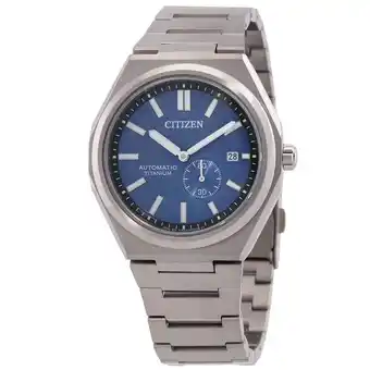 Walmart Citizen Zenshin Automatic Blue Dial Men's Watch NJ0180-80L offer
