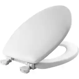 Walmart Mayfair Lift off Elongated Enameled Wood Toilet Seat in White offer