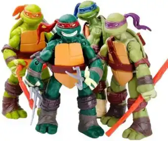 Walmart Teenage Mutant Ninja Turtles Classic Collection TMNT 4 Pc Action Figures Toys, 5 Inches Tall offer