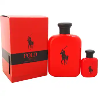 Walmart Ralph Lauren Polo Red Cologne Gift Set for Men, 2 Pieces offer