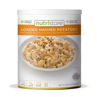 Walmart Nutristore Freeze-Dried Loaded Mashed Potatoes No. 10 Can offer