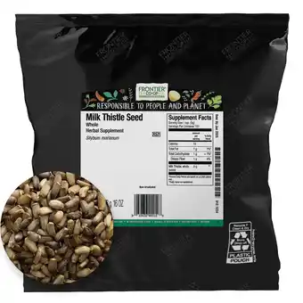 Walmart Frontier Co-op Whole Milk Thistle Seeds, 16 oz offer