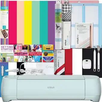 Walmart Cricut Explore 3 Craft Cutting Machine with Ultimate Material Sampler Bundle offer