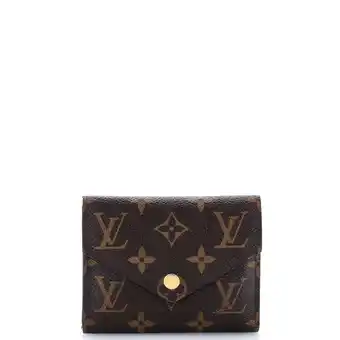 Walmart Pre-Owned Victorine Wallet Monogram Canvas By Rebag offer