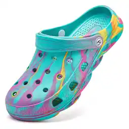 Walmart GUBARUN Womens Clogs Garden Shoes Outdoor Beach Slippers offer