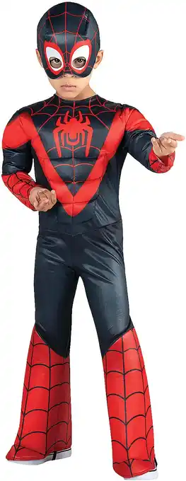 Walmart Toddler Boys' Marvel Miles Morales Spider-Man Costume by Jazwares - Size 3T-4T offer