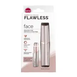 Walmart Finishing Touch Flawless Facial Hair Remover for Women, Rose Gold Electric Face Razor with LED Light offer