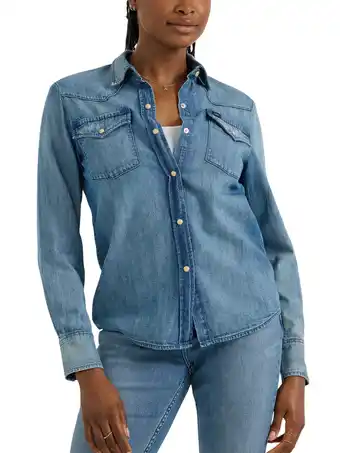Walmart Lee Women's Heritage Regular Fit Western Shirt offer