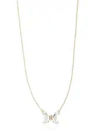 Walmart Way to Celebrate Easter Crystal Butterfly Necklace, 1 Piece offer