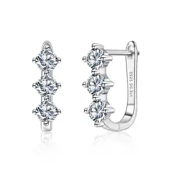 Walmart LANCHARMED Birthday Gifts for Wife,1.8 carat-0.3 carat Hoop Moissanite Earrings for Women Gift offer