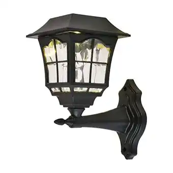 Walmart Living District Outdoor black LED 3000K wall light in pack of 4 offer