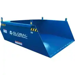 Walmart Global Industrial Forklift Mount Front End Loader - Blue - 1.33 cu. Yard - 4000 lbs offer