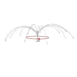 Walmart Bird B Gone MMBS400SPN 360 Spinning Spider 4ft Diameter offer
