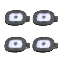 Walmart USB Rechargeable Light for LED Knit Beanie Hat, 4 Pieces, Strong Medium and Weak Mode Hat Lights offer
