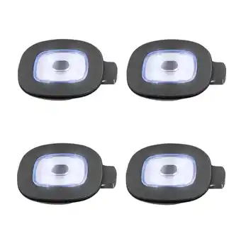 Walmart USB Rechargeable Light for LED Knit Beanie Hat, 4 Pieces, Strong Medium and Weak Mode Hat Lights offer