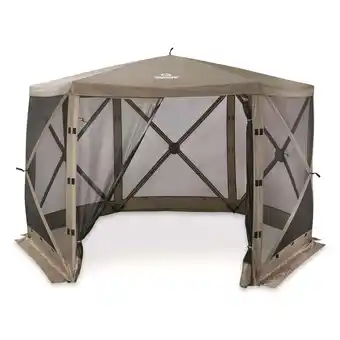 Walmart Guide Gear 6-sided Hex Screen House Tent with Wind Panels Brown offer