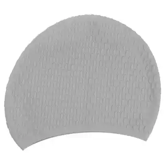 Walmart Silicone Swimming Hat Stylish Swimming Head Protective Hat Water Drop Shape Bath Hat offer