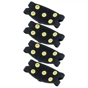Walmart 2 Pairs Shoe Grips Non-slip Covers Ice Traction Cleats Child offer