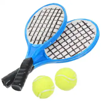 Walmart 8 Pcs Bike Stand Frescobol Miniature Tennis Racquet Micro Racket Model Decoration offer