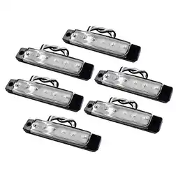 Walmart 6 Pcs 6led Boat Light Strip Lights Utility Interior Stern for Boats Kayak Waterproof Navigation offer