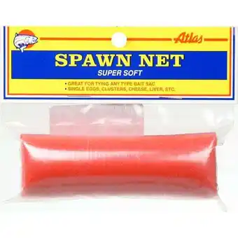 Walmart Atlas Mike's Spawn Net Super Soft Nylon Netting, Red, 4 x 24', 4 x 30' offer