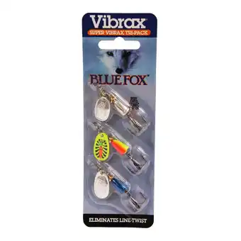 Walmart Blue Fox Classic Vibrax Size 5 Inline Spinner 7/16 oz Silver/Chrome Blue offer