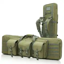 Walmart MADOG 40 Shooting Case Soft Hunting Bag Carrying Backpack with Lockable Zipper, Olive Drab offer